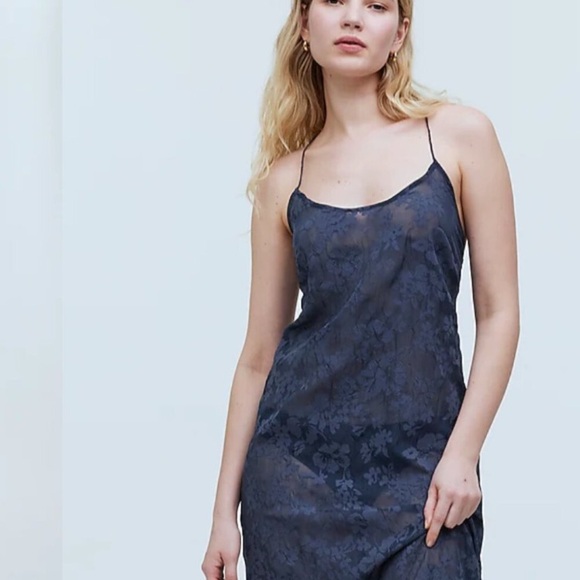 Madewell floral midi semi sheer sexy coverup/dress NWT! - Picture 3 of 9